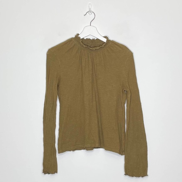 MADEWELL TEXTURE & THREAD | Gauze Mock Neck | XS - Picture 3 of 5